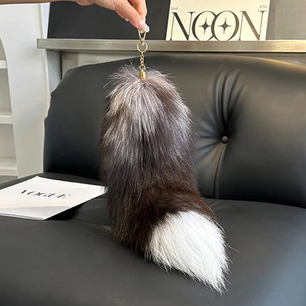 Fox Tail Keychain