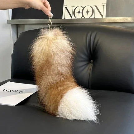 Fox Tail Keychain