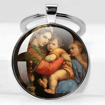 Virgin Mary Keychain