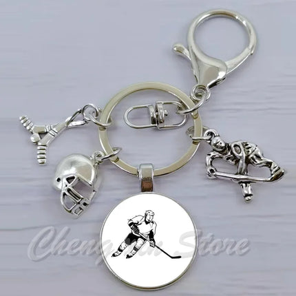 Hockey Keychain