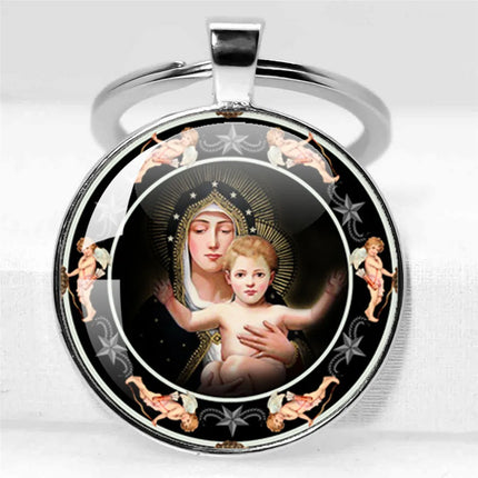 Virgin Mary Keychain