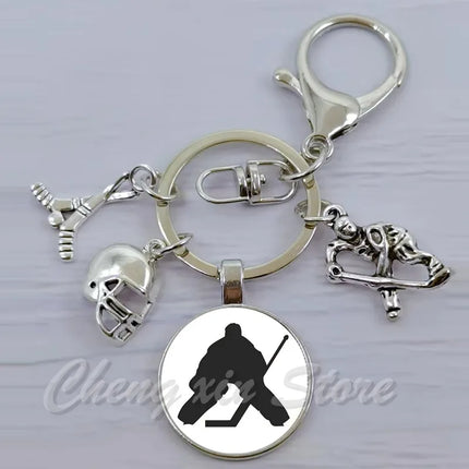 Hockey Keychain