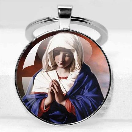 Virgin Mary Keychain