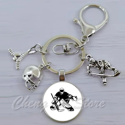 Hockey Keychain