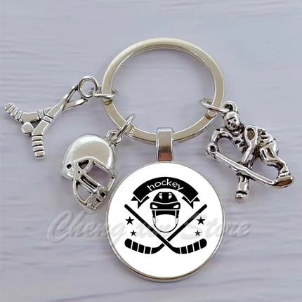 Hockey Keychain