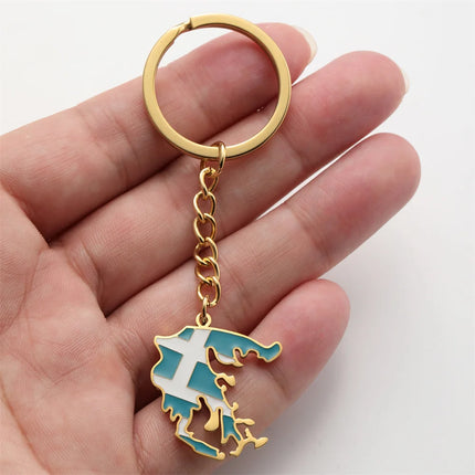 Greece Keyring
