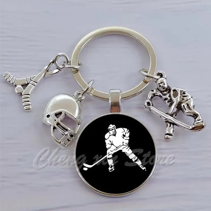 Hockey Keychain