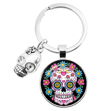 Sugar Skull Keychain