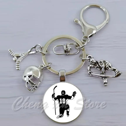 Hockey Keychain