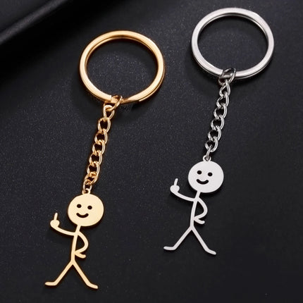Middle Finger Keychain