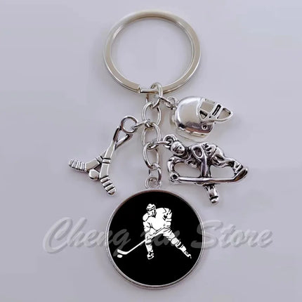 Hockey Keychain