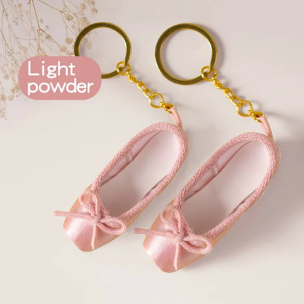 Pointe Shoe Keychain