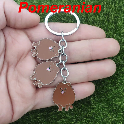 Pomeranian Keychain