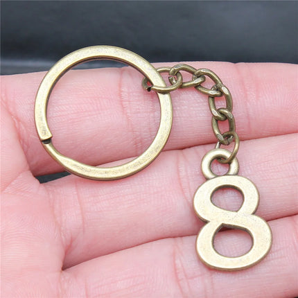 Number Keychain