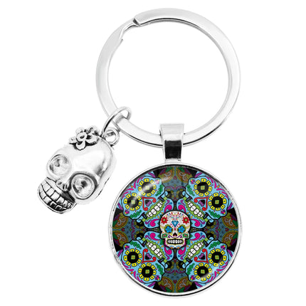 Sugar Skull Keychain