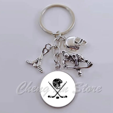 Hockey Keychain