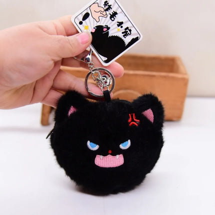 Plush Cat Keychain