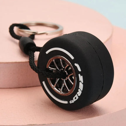 F1 Tire Keychain
