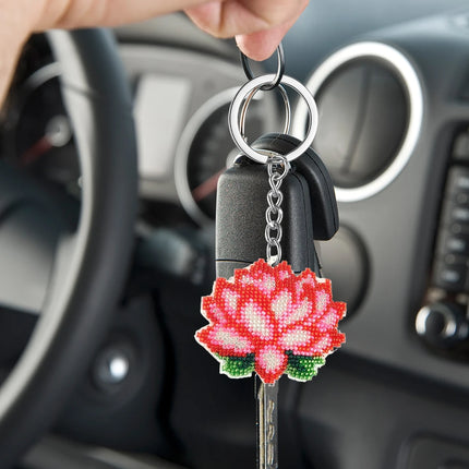 Cross Stitch Keychain