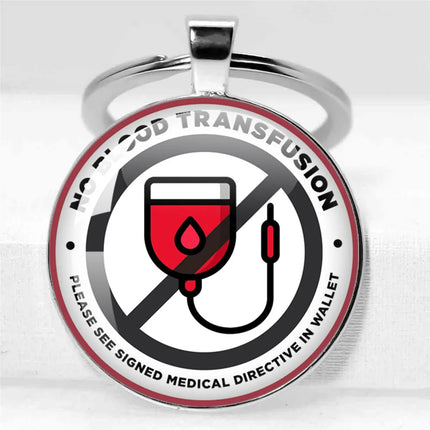 No Blood Keychain
