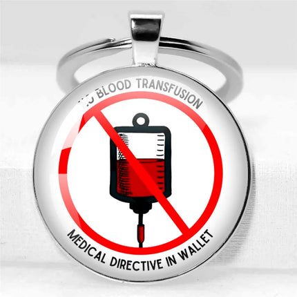 No Blood Keychain