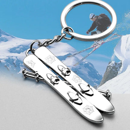 Snowboard Keychain