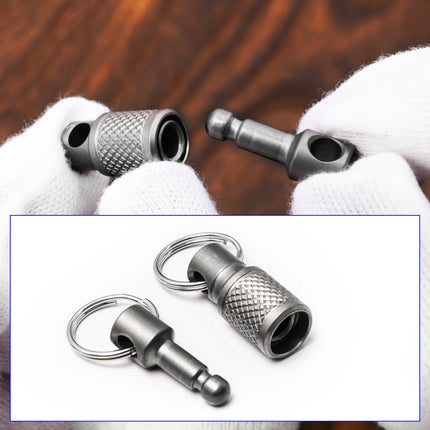 Titanium Quick Release Keychain