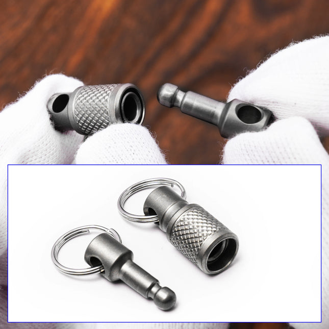 Titanium Quick Release Keychain