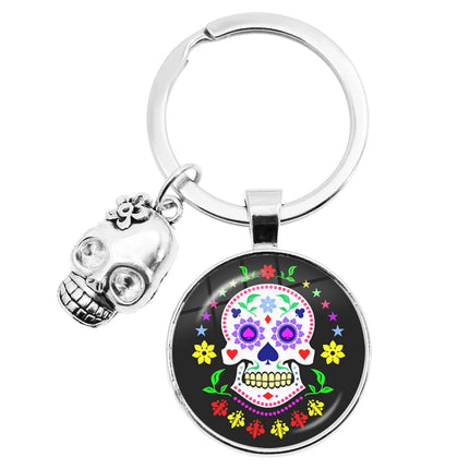 Sugar Skull Keychain