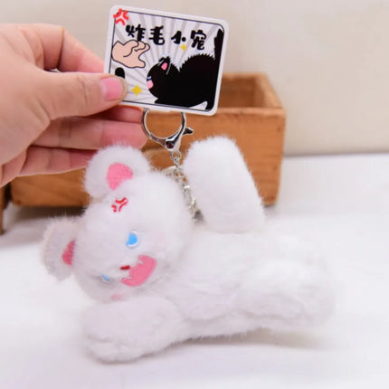 Plush Cat Keychain