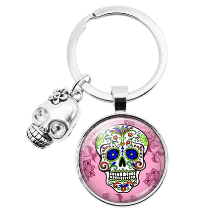 Sugar Skull Keychain