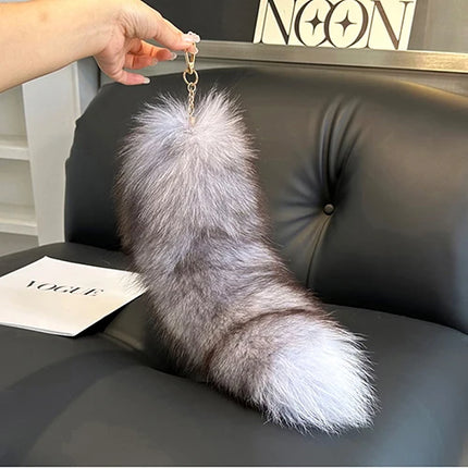 Fox Tail Keychain
