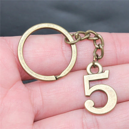 Number Keychain