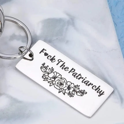 Fuck The Patriarchy Keychain