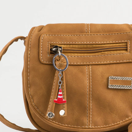 Traffic Cone Keychain