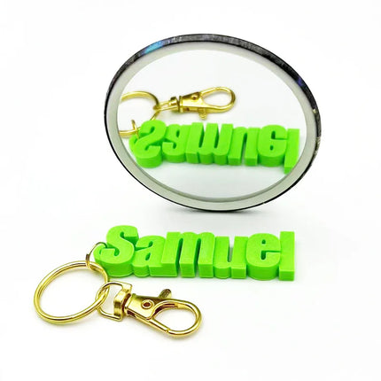 Keychain With Name Tag