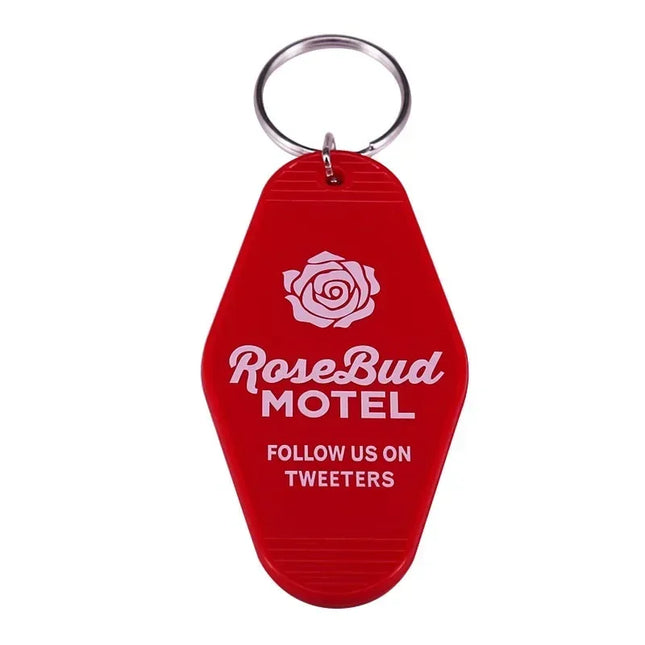 Rosebud Motel Keychain