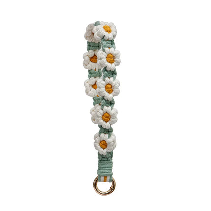 Macrame Flower Keychain