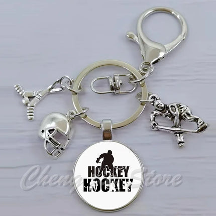 Hockey Keychain