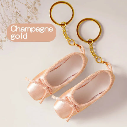 Pointe Shoe Keychain