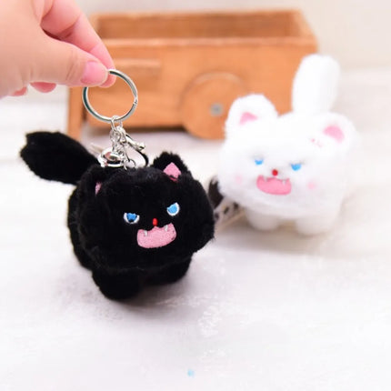Plush Cat Keychain