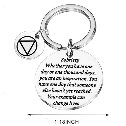 Sobriety Keychain