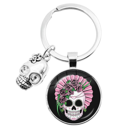 Sugar Skull Keychain