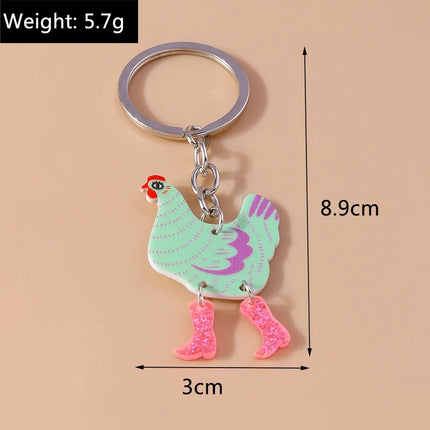 Chicken Keychain