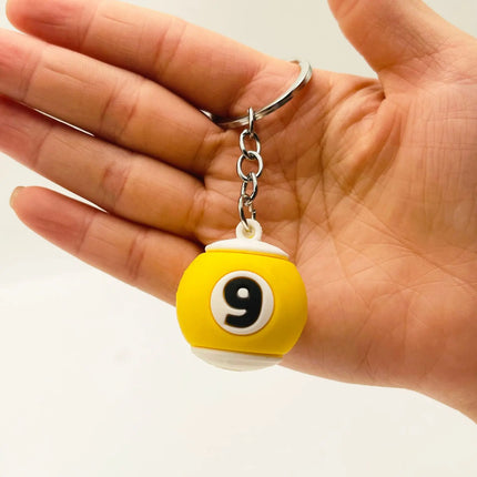 Pool Ball Keychain