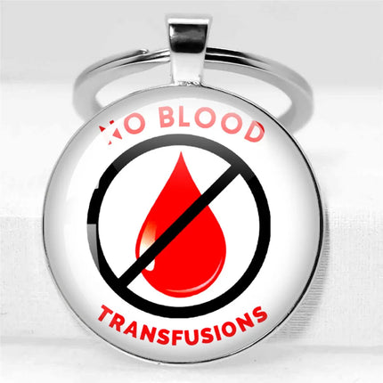No Blood Keychain