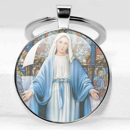 Virgin Mary Keychain
