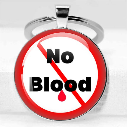 No Blood Keychain