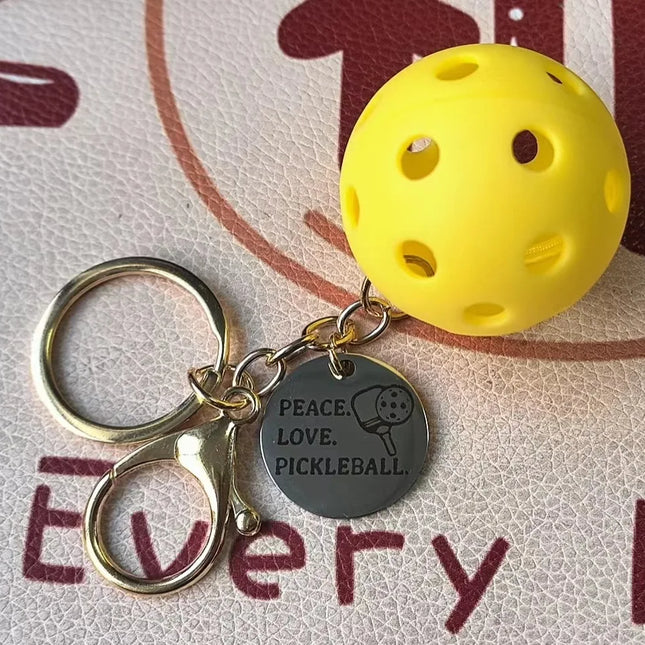 Pickleball Keychain