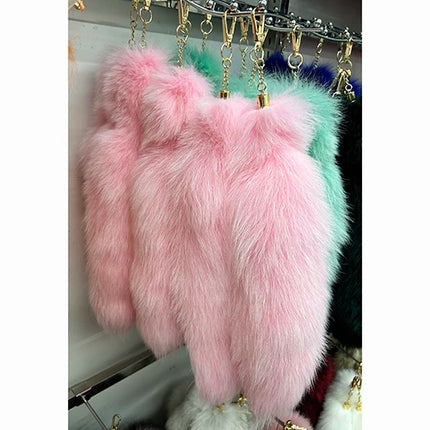 Fox Tail Keychain